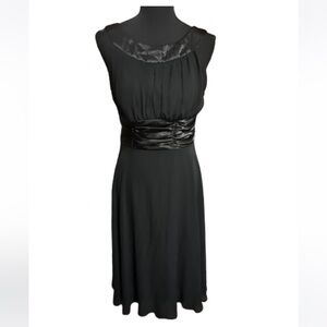 Connected Apparel Black Hoco Prom Dress Size 8 Y2K Neutral Fairycore Minimalist